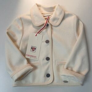 Giesswein Ivory 100% Wool Kids Blazer